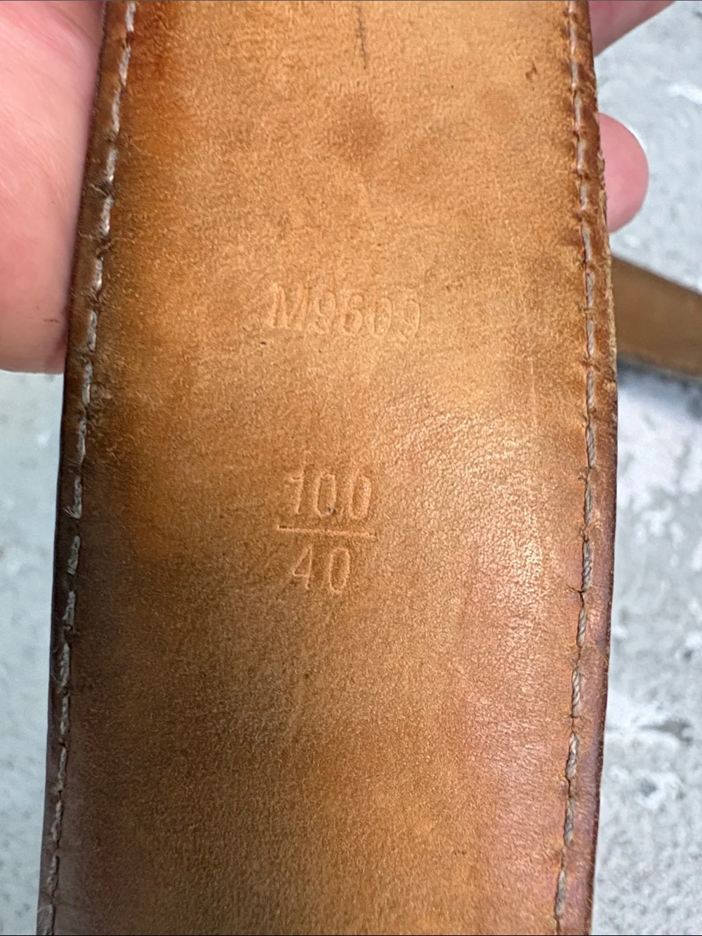 Louis Vuitton Damier Azur men’s belt